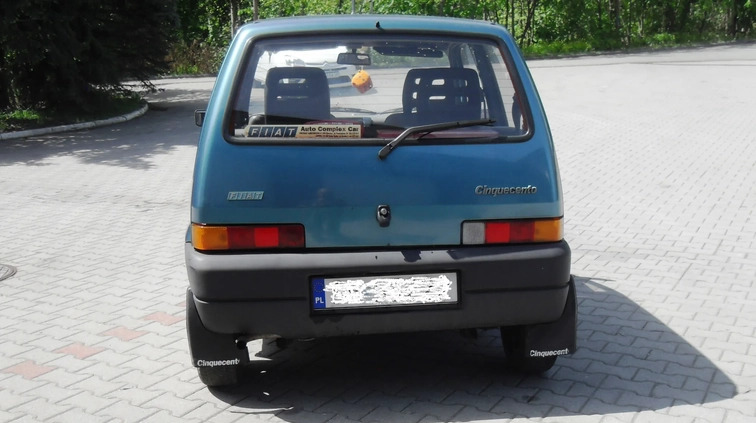 Fiat Cinquecento cena 3900 przebieg: 73592, rok produkcji 1996 z Katowice małe 22